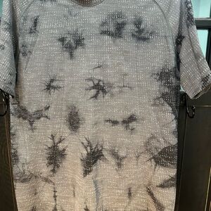 Gray Tie-Dye Short Sleeve Lululemon  Shirt